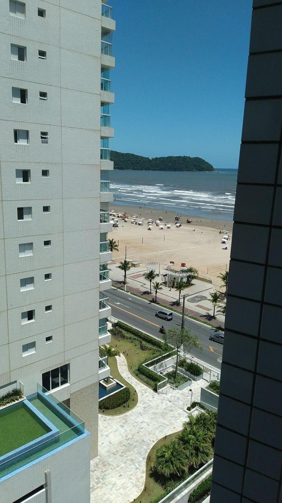 Apto Frente Pra Praia Boqueirao Pg Praia Grande  Bagian luar foto